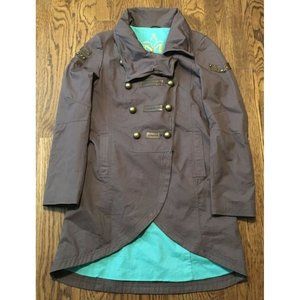 Mackage Military Jacket Medium Diana Coat Gray
